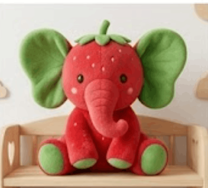 Strawberry elephant wallpaper download