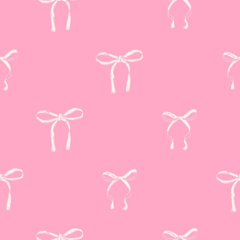 Charming pink wallpaper showcasing coquette