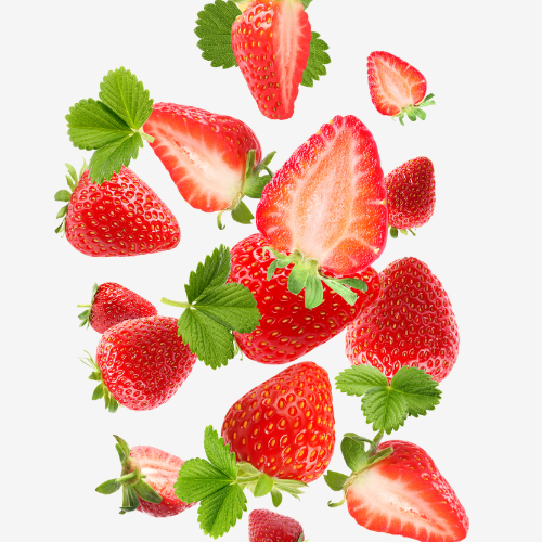 strawberry png black and white