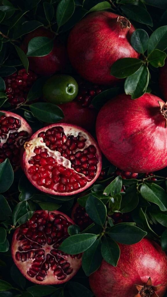 Colorful organic fruit wallpaper