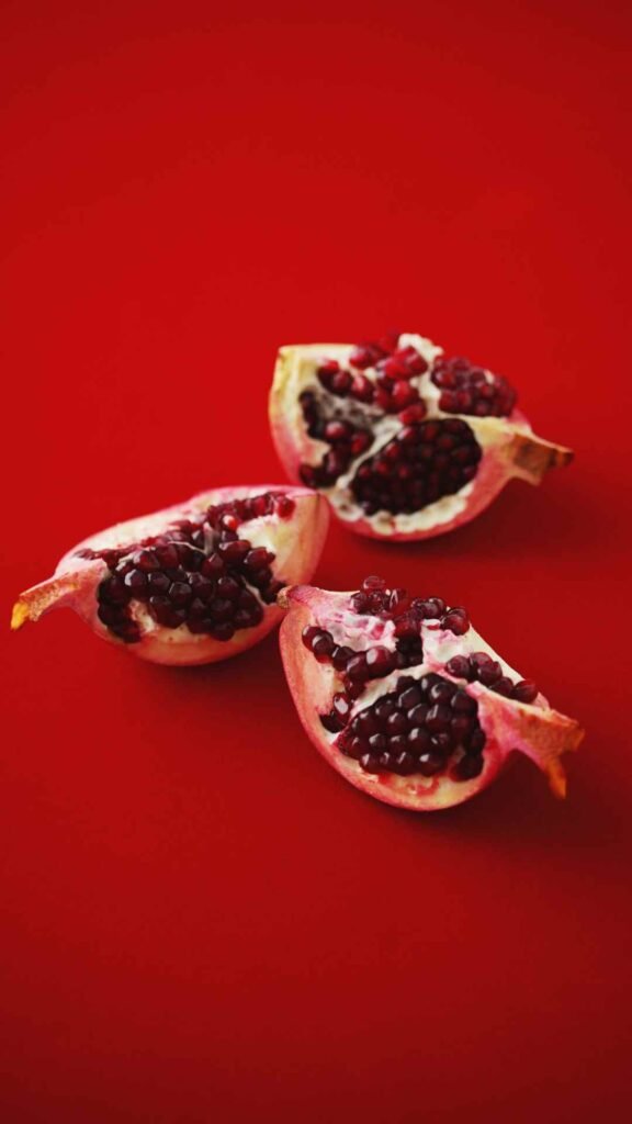 Fresh pomegranate wallpaper