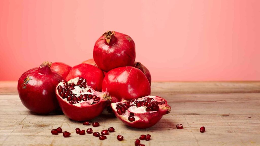 Fresh pomegranate wallpaper free download