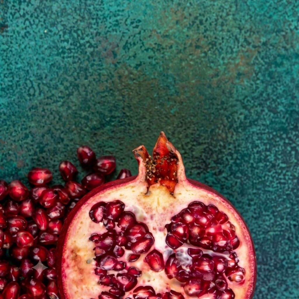 Healthy fruit wallpaper featuring pomegranate