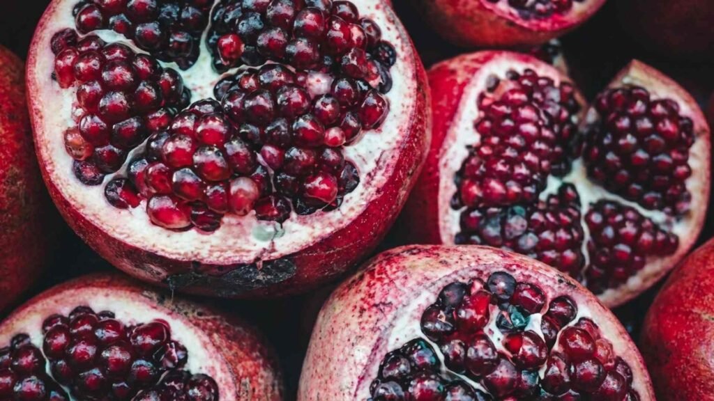 High-resolution botanical fruit wallpaper