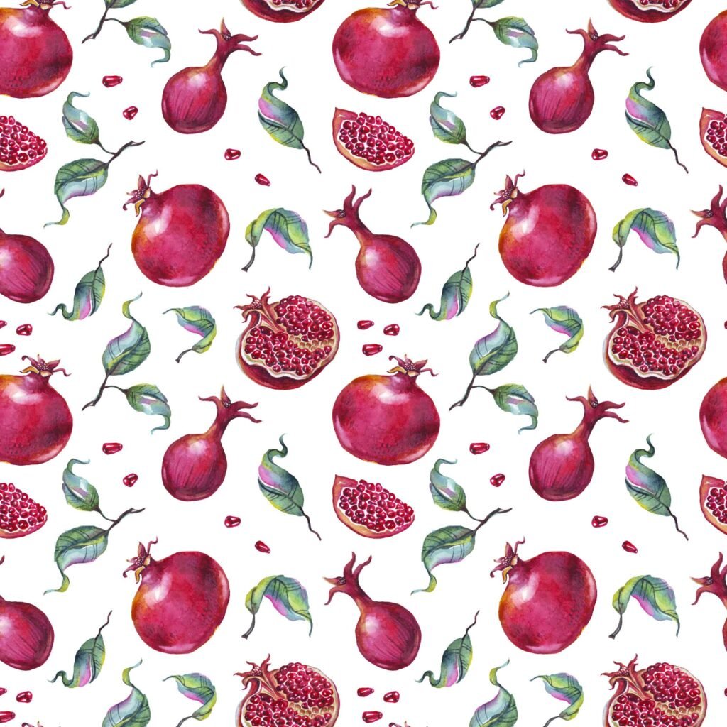 High-resolution pomegranate wallpaper