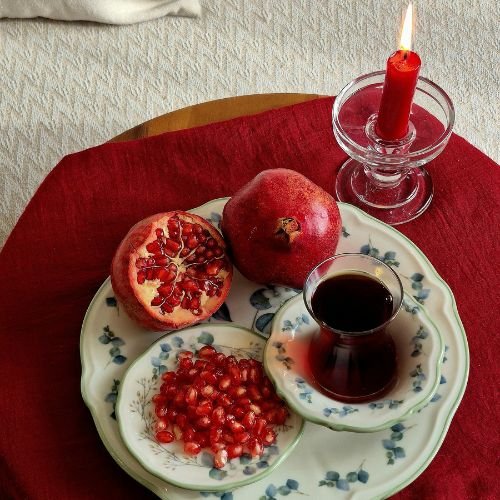 Pomegranate Vintage Wallpaper
