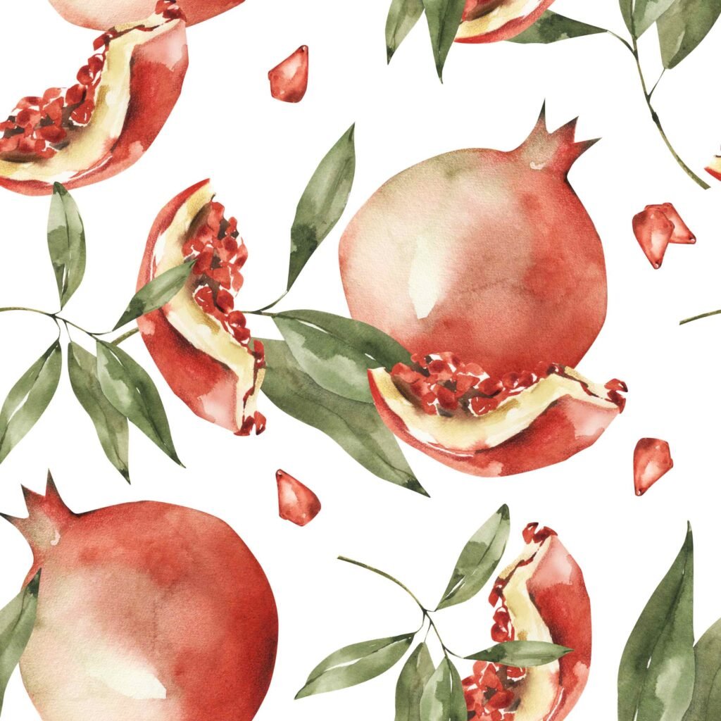 Pomegranate home screen wallpaper