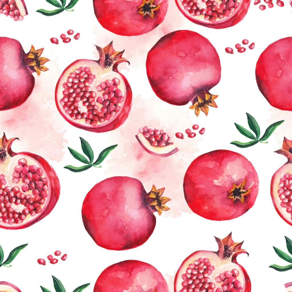 Pomegranate lock screen wallpaper