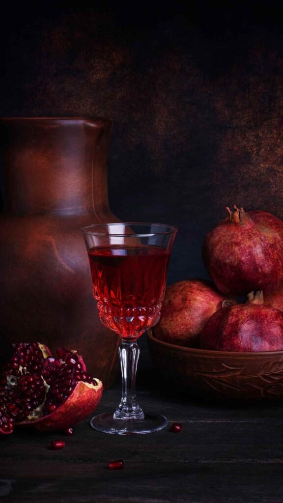 Red pomegranate wallpaper